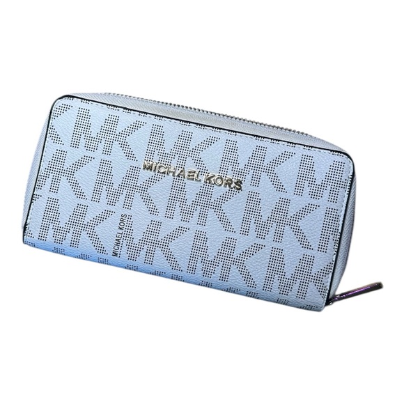 Michael Kors Iridescent Silver Tote and Wallet - Picture 7 of 8